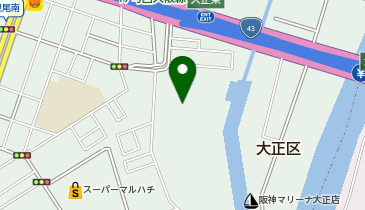 P-02.阪神ゴルフセンター大正店 (ドコモ・バイクシェア)の地図画像