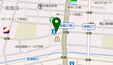 D-16.西区南堀江4(地下鉄桜川駅) (ドコモ・バイクシェア)の地図画像