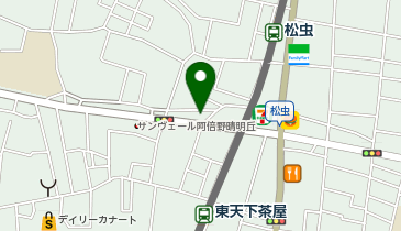 Q-03.グランパシフィック松虫通 (ドコモ・バイクシェア)の地図画像