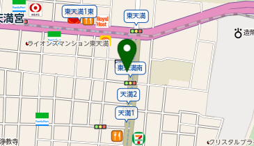 A-23.アーバンエース東天満ビル (ドコモ・バイクシェア)の地図画像