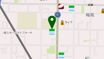 I-05.ファミリーマート西成松店 (ドコモ・バイクシェア)の地図画像