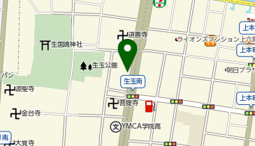 F-10.ファミリーマート天王寺生玉町店 (ドコモ・バイクシェア)の地図画像