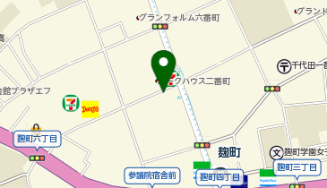 A6-07.二番町センタービル (ドコモ・バイクシェア)の地図画像