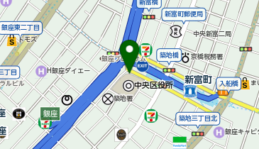 B3-01.中央区役所 (ドコモ・バイクシェア)の地図画像