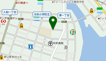 B2-01.鉄砲洲児童公園(西側) (ドコモ・バイクシェア)の地図画像