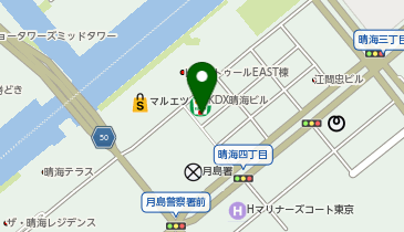 B4-04.KDX晴海ビル (ドコモ・バイクシェア)の地図画像