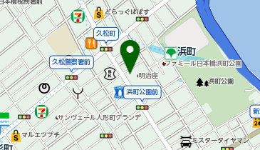 B1-08.明治座 (ドコモ・バイクシェア)の地図画像