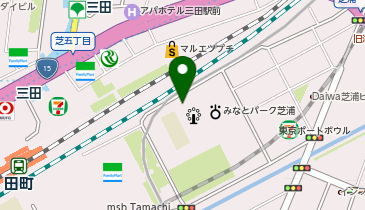 C5-04.みなとパーク芝浦 (ドコモ・バイクシェア)の地図画像