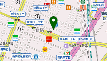 C1-14.新橋プラザビル (ドコモ・バイクシェア)の地図画像