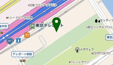 H1-08.東京テレポート駅 (ドコモ・バイクシェア)の地図画像
