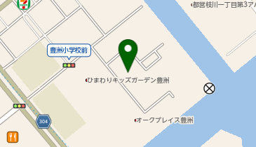 H1-19.UR豊洲四丁目団地 (ドコモ・バイクシェア)の地図画像