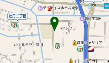 H1-33.深川ギャザリア(ウエストスクエア) (ドコモ・バイクシェア)の地図画像