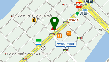 B4-06.月島駅地下駐輪場 (ドコモ・バイクシェア)の地図画像