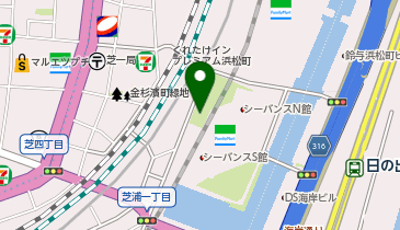 C5-10.シーバンス (ドコモ・バイクシェア)の地図画像