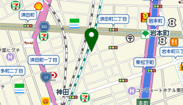 A3-19.神田ふれあい通り第1 (ドコモ・バイクシェア)の地図画像