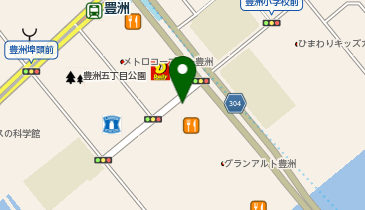 H1-35.ヒューリック豊洲プライムスクエア (ドコモ・バイクシェア)の地図画像