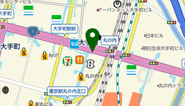 A4-08.永代通り(大手町駅B2c出口前) (ドコモ・バイクシェア)の地図画像