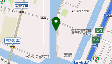 C5-13.区立芝浦西運河沿緑地 (ドコモ・バイクシェア)の地図画像