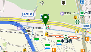 E1-01.後楽橋横 (ドコモ・バイクシェア)の地図画像