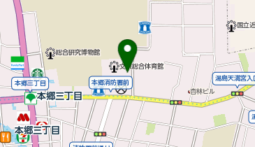 E5-01.文京総合体育館 (ドコモ・バイクシェア)の地図画像