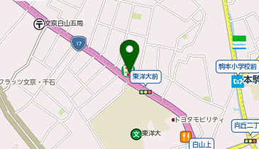 E4-04.セブン-イレブン 文京本駒込1丁目店 (ドコモ・バイクシェア)の地図画像