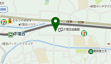 D7-01.下落合図書館 (ドコモ・バイクシェア)の地図画像