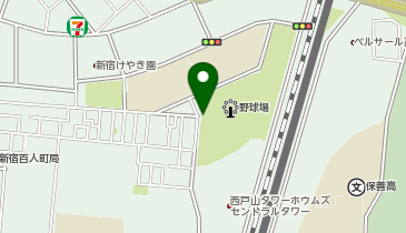 D5-04.西戸山公園野球場 (ドコモ・バイクシェア)の地図画像