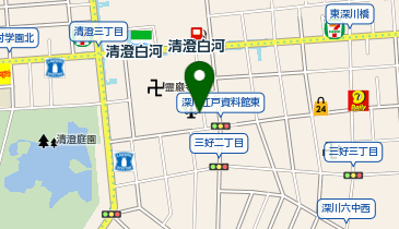 H1-55.深川江戸資料館 (ドコモ・バイクシェア)の地図画像