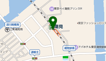 H1-58.潮見駅 (ドコモ・バイクシェア)の地図画像