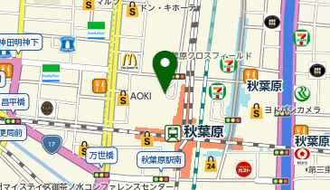 A3-28.秋葉原駅電気街口(西側交通広場) (ドコモ・バイクシェア)の地図画像