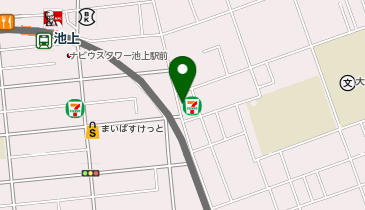 K1-09.セブン-イレブン 大田区西蒲田2丁目店 (ドコモ・バイクシェア)の地図画像