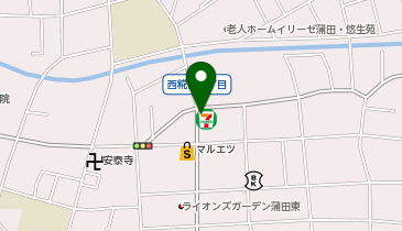K1-10.セブン-イレブン 大田区西糀谷1丁目店 (ドコモ・バイクシェア)の地図画像