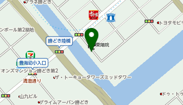 B4-11.ダンスキューブ勝どき (ドコモ・バイクシェア)の地図画像