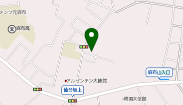 C2-14.元麻布ヒルズ (ドコモ・バイクシェア)の地図画像