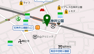 T2-04.石神井公園駅南口 (ドコモ・バイクシェア)の地図画像