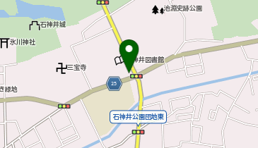 T2-05.石神井図書館 (ドコモ・バイクシェア)の地図画像