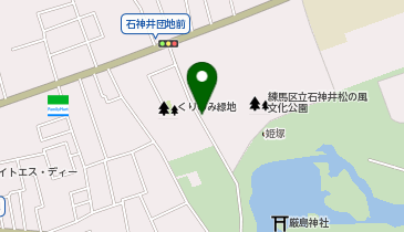 T2-11.石神井松の風文化公園 (ドコモ・バイクシェア)の地図画像