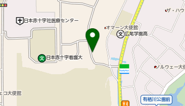 M2-04.広尾東公園 (ドコモ・バイクシェア)の地図画像