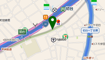 M5-01.初台駅南口 (ドコモ・バイクシェア)の地図画像