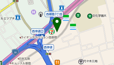 M5-02.あいおいニッセイ同和損保新宿ビル (ドコモ・バイクシェア)の地図画像