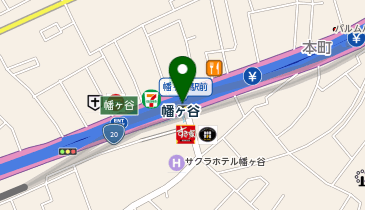 M6-01.幡ヶ谷駅高架下第一 (ドコモ・バイクシェア)の地図画像