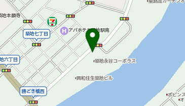 B3-09.築地永谷コーポラス (ドコモ・バイクシェア)の地図画像