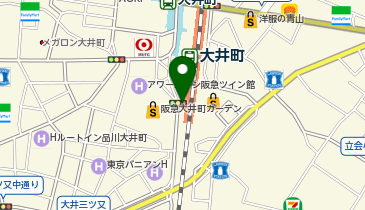 I1-03.大井町駅中央口(西側) (ドコモ・バイクシェア)の地図画像