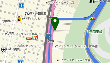 I1-07.しながわ水族館 (ドコモ・バイクシェア)の地図画像