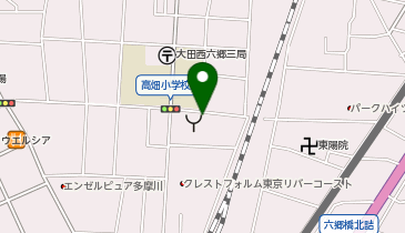 K1-27.六郷文化センター (ドコモ・バイクシェア)の地図画像