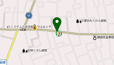 T2-13.セブン-イレブン 練馬石神井町8丁目店 (ドコモ・バイクシェア)の地図画像