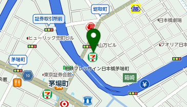 B1-18.セブン-イレブン 日本橋小網町店 (ドコモ・バイクシェア)の地図画像