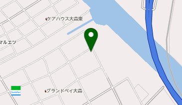 K1-30.テクノFRONT森ケ崎 (ドコモ・バイクシェア)の地図画像