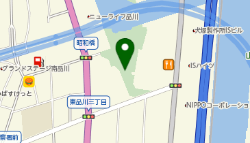 I1-09.東品川海上公園第1 (ドコモ・バイクシェア)の地図画像