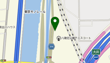 I1-13.八潮北公園 (ドコモ・バイクシェア)の地図画像